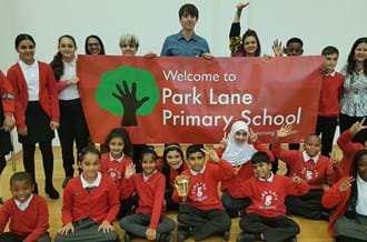 Children and presenters at BAFTA Kids Roadshow in Wembley