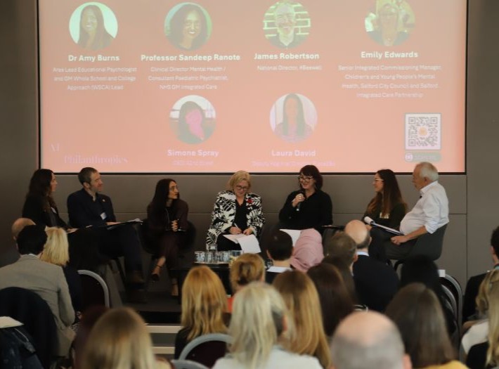 Guest speakers on a Place2Be conference panel