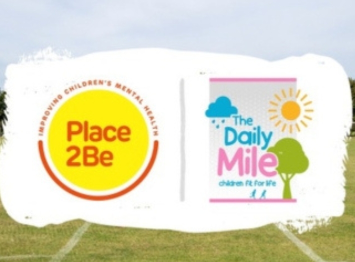 Place2Be and The Daily Mile logos