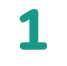 Turquoise number 1