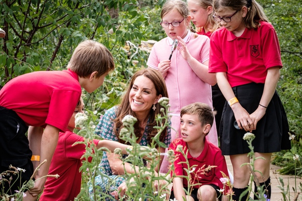 Kate Middleton with kids