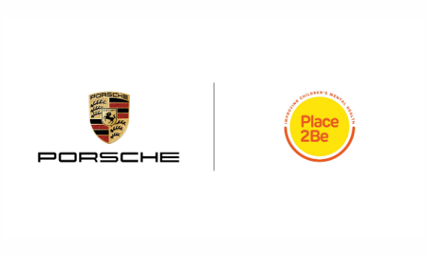 Porsche and Place2Be logos