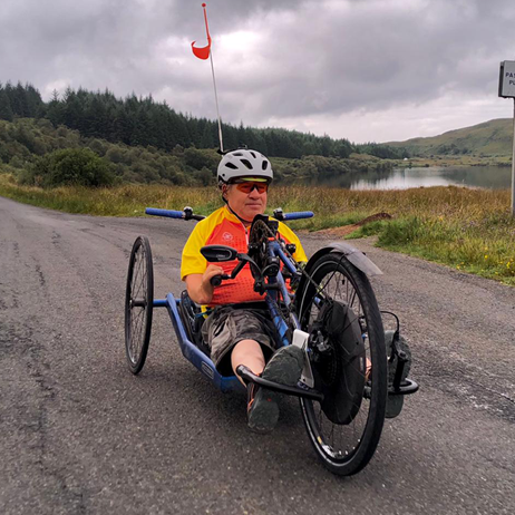Andrew handcycling