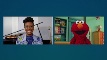 Elmo And Yolanda Celebrate The Date
