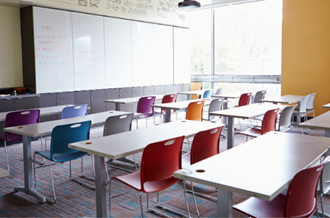 Empty classroom