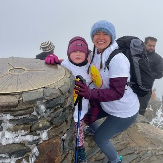 jasmine-and-abbey-fundraising-on-snowdon