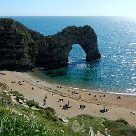 Jurassic coast - beach and sea