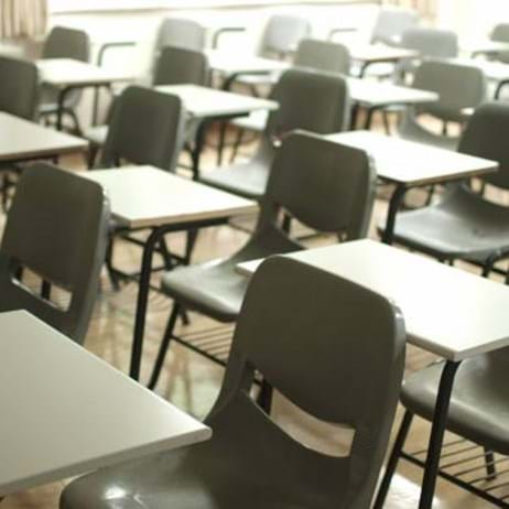 empty classroom