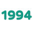 Turquoise text saying 1994