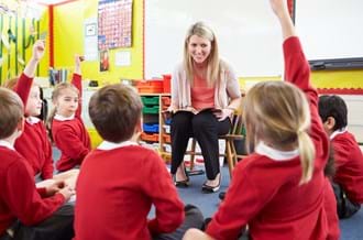Counsellors in schools - teacher with children
