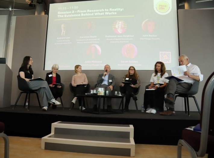 Guest speakers on a Place2Be conference panel