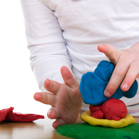 Child with playdough